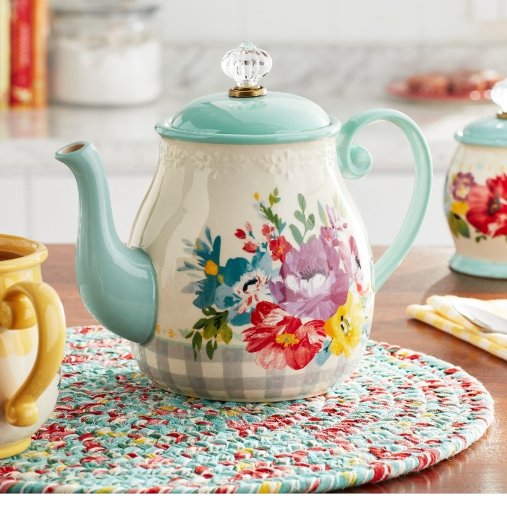 Pioneer Woman Sweet Romance Tea Pot